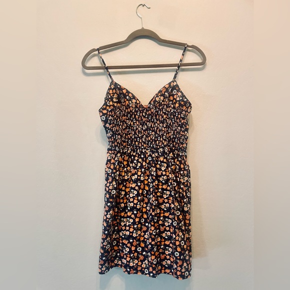 Floral print summer dress with padded bust. - Picture 5 of 5